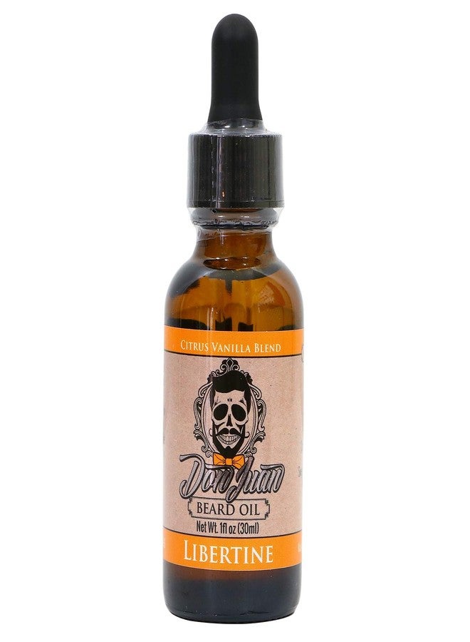 Don Juan Libertine Beard Oil And Conditioner - 100% Organic - Unique Blend Of Natural Oils Jojoba, Argan, Vitamin E, And More - Citrus Vanilla - Naturally Scented 1oz - Image 4